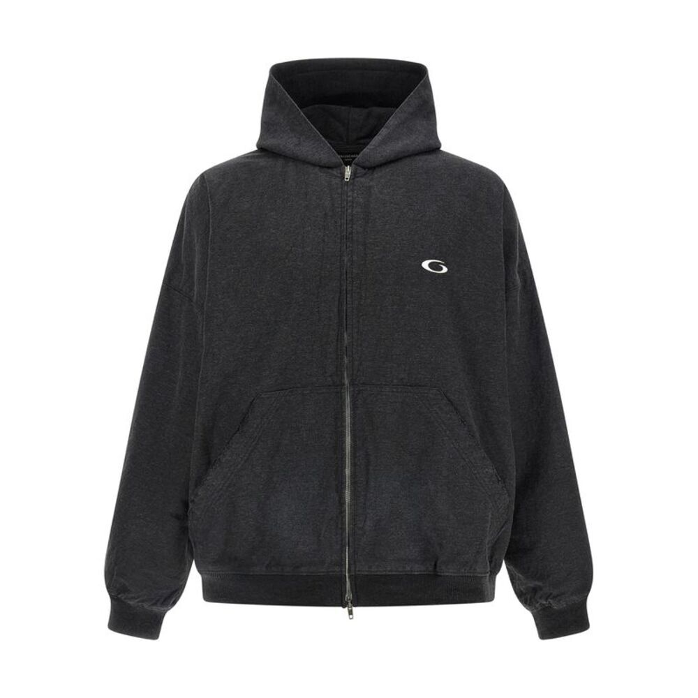 Balenciaga Gray Cotton Men's Sweatshirt